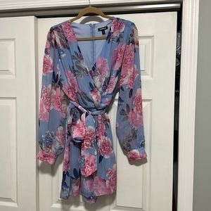 Express long sleeve sheer Romper